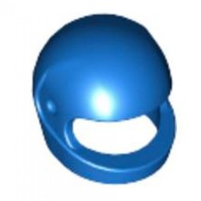 Lego blue helmet cheap